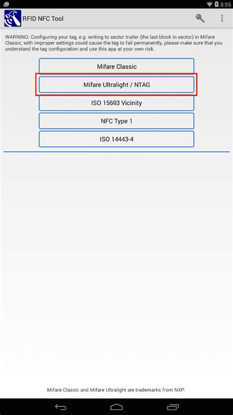 vinci junior nfc tag reset